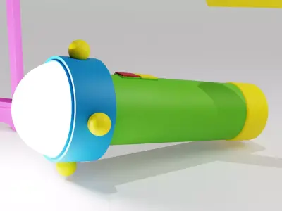 Doraemon Takecopter Dokodemodoor SmallLight 3D model