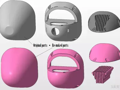 Re-maked blank nose for Flightory Talon-1400 V2 2024 3D print model