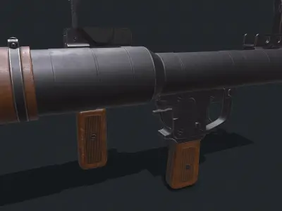 RPG7 Low-poly PBR Free Free low-poly 3D model
