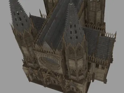 Gothic Castle 3D print model