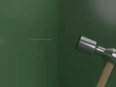 Realistic Hammer Low Poly Prop Free low-poly 3D model