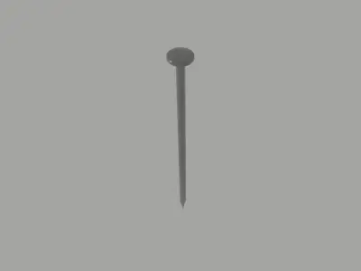 Nail low poly Low-poly 3D model