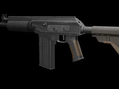 Galil Ace Low-poly 3D model