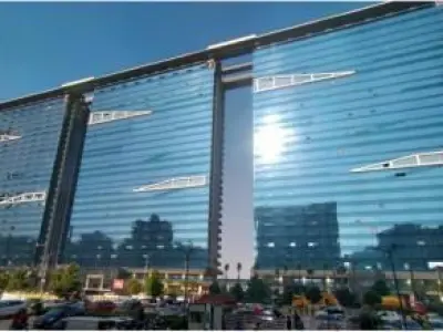 BHUTANI ALPHATHUM TOWER 3D BUILDING NOIDA INDIA 3D model