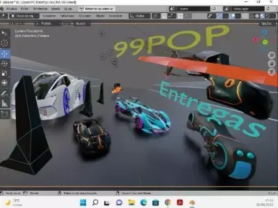 PACK ANIMADO COMPLETO legacylight ERYCKCORREA Low-poly 3D model