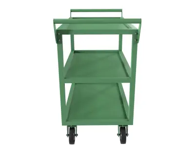 Realistic painted Cart Low-poly 3D model