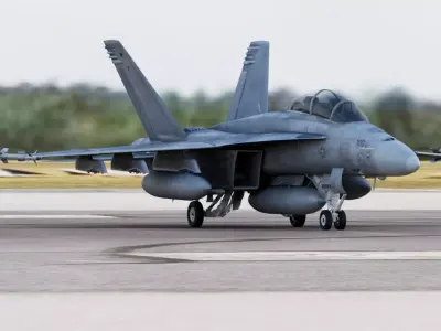 Boeing Super Hornet FA-18F Tandem Seat 3D model