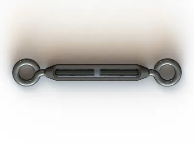 Cast Eye and Eye Turnbuckle THD10 3D model