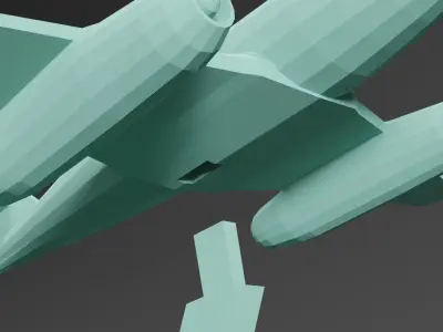 Me 262 Plane 3D print model