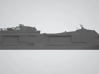 MSC Grandiosa cruise ship 3D print model 3D print model