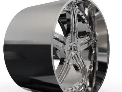 ASANTI AF155 WHEEL 3D MODEL 3D model
