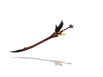 Angel Sword Low-poly 3D model