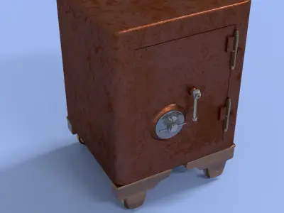 Antique Safe 3D model purchase