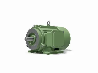 112M B34a Right IEC electric motor - 3D CAD model 3D model