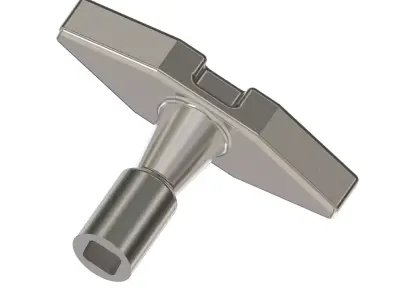 Industrial Drum Key 3D print model