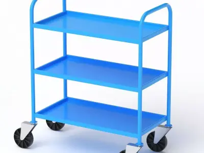 Service Trolley 3D model get