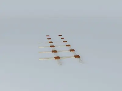 False roofing concept 3D model