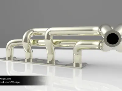 Exhaust Manifold Free 3D model