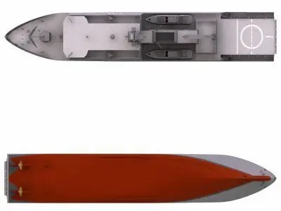 Offshore Patrol Vessel - 01 - 3D model