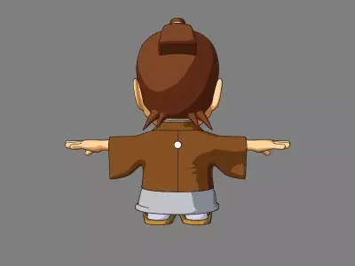 warrior 3D model