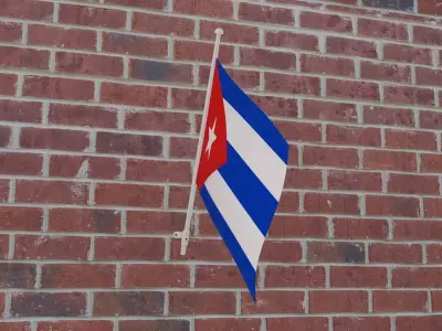 Flag of Cuba 3D model
