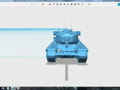 Heavy Tank T 29 3D print model