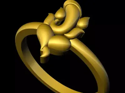 ganesh ring 3D print model buy