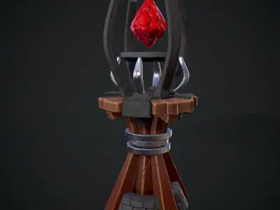 Tower Magic Low-poly 3D model
