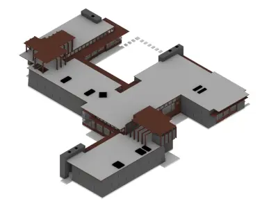 RM Schindler_Mak Center 3D model