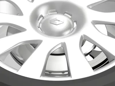 Renault Trafic Van wheel 2015 3D model