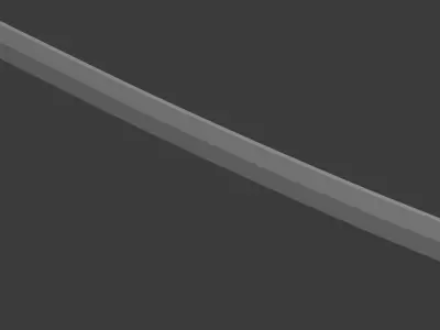 Katana 3D model 2