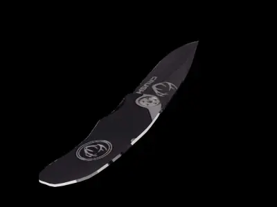 Crush Knife - Animated Low-poly 3D model