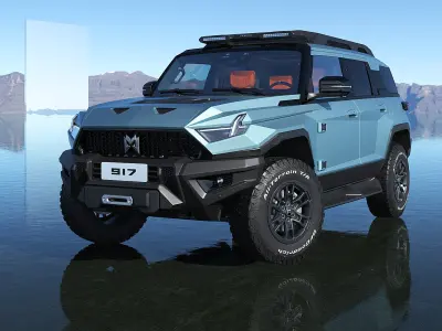 2025 DongFeng MHERO 917 with interior 3D model
