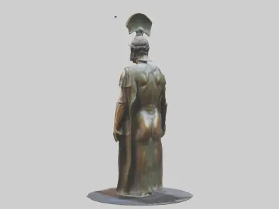 Bronze Roman statue model 3D model