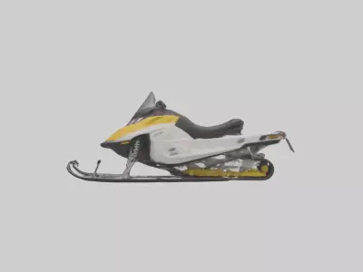 Snowmobile model 3D model