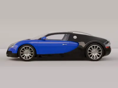 Bugatti Veyron 3D model buy