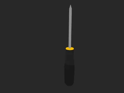 Cross Screwdriver 3D Model Game Ready Optimized Low-poly 3D model