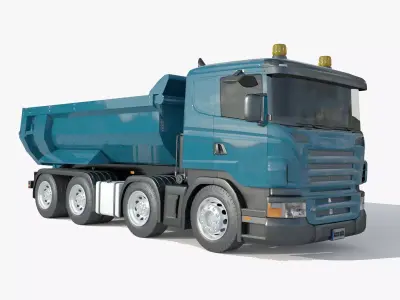 Dump Truck 3D model by berkekose