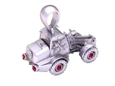 Luxury Tractor Pendant STL  3D print model