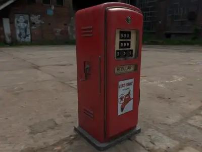 Gas-pump  3D model