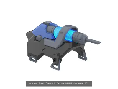 Overwatch - Part 1 - 15 Printable models - STL - Commercial 3D Model Pack