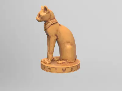 Egyptian Cat 3D print model