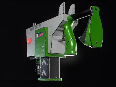 Weapons pack Free low-poly 3D model