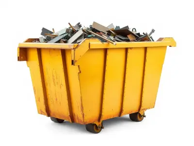 Industrial Dumpster Model Pack Low-poly 3D model