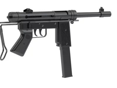 Halcon ML-63 Submachine Gun 3D model