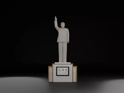 Mao Zedong Statue 3D model