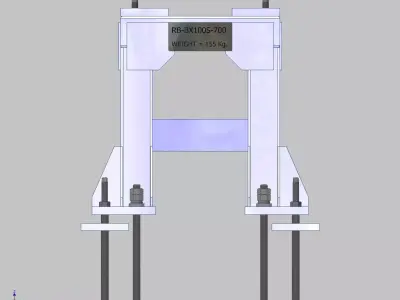 26368-ROBOT BASE KAWASAKI BX100S-700 3D model