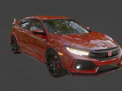 Honda Civic Type R Free 3d Model Free 3D model