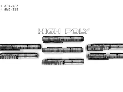 Upper Receiver - Weapon Attachment Low-poly 3D model