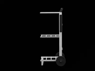 Airport Cart  Low-poly 3D model